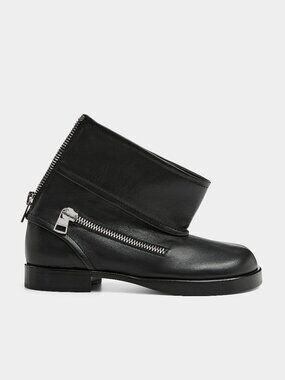 BNWT AW25 JW ANDERSON ZIP BIKER BOOTIES BOOTS 38